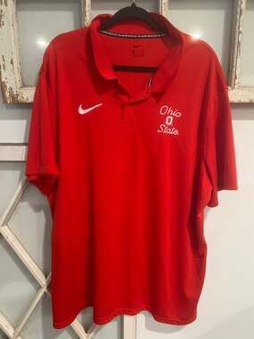 Men's Nike Ohio State Buckeyes Dri-FIT Polo shirt size 3XL